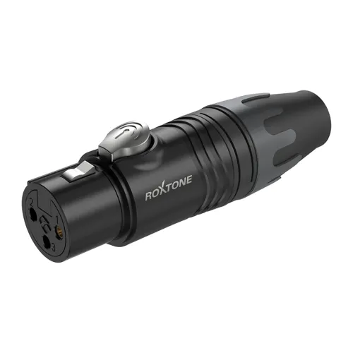 Roxtone XF3BG — XLR female konektors Roxtone XF3BG — XLR female konektors