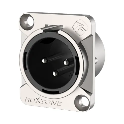 Roxtone RX3MD-NT — XLR male paneļa ligzda Roxtone RX3MD-NT — XLR male paneļa ligzda