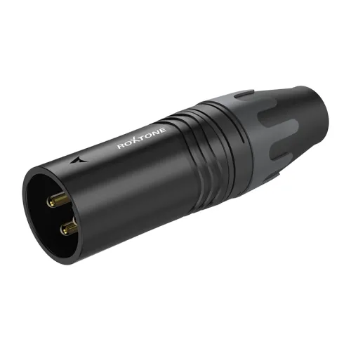 Roxtone XM3BG — XLR male konektors Roxtone XM3BG — XLR male konektors