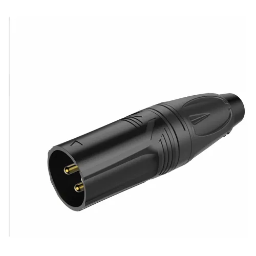 Roxtone RX3M-BG — XLR male konektors Roxtone RX3M-BG — XLR male konektors