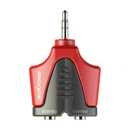 Roxtone RPAN360 — audio pāreja Jack 3,5 mm stereo ↔ 2 × Jack 3,5 mm stereo female Roxtone RPAN360 — audio pāreja Jack 3,5 mm stereo ↔ 2 × Jack 3,5 mm stereo female