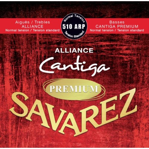 Savarez 510ARP Alliance Cantiga Premium vidēja sprieguma klasiskās ģitāras stīgas Savarez 510ARP Alliance Cantiga Premium vidēja sprieguma klasiskās ģitāras stīgas