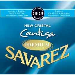 Savarez 510CJP New Cristal Cantiga Premium augsta sprieguma klasiskās ģitāras stīgas Savarez 510CJP New Cristal Cantiga Premium augsta sprieguma klasiskās ģitāras stīgas