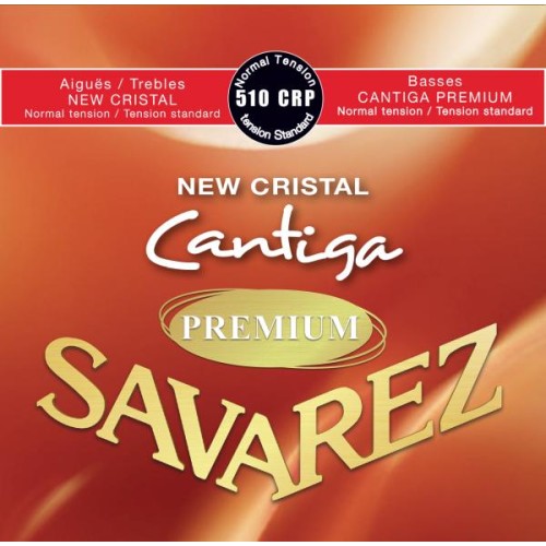 Savarez 510CRP New Cristal Cantiga Premium vidēja sprieguma klasiskās ģitāras stīgas Savarez 510CRP New Cristal Cantiga Premium vidēja sprieguma klasiskās ģitāras stīgas
