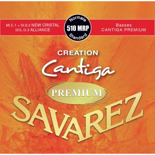 Savarez 510MRP Creation Cantiga Premium vidēja sprieguma klasiskās ģitāras stīgas Savarez 510MRP Creation Cantiga Premium vidēja sprieguma klasiskās ģitāras stīgas