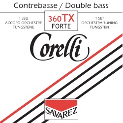 Corelli Tungsten Solo 360TX — kontrabasa stīgu komplekts Corelli Tungsten Solo 360TX — kontrabasa stīgu komplekts