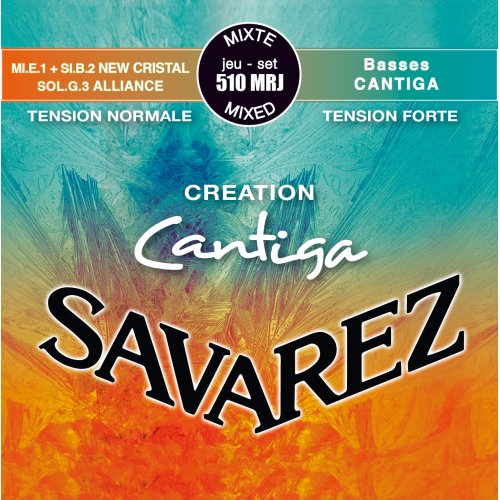 Savarez Creation Cantiga 510MRJ — jaukta sprieguma klasiskās ģitāras stīgu komplekts Savarez Creation Cantiga 510MRJ — jaukta sprieguma klasiskās ģitāras stīgu komplekts