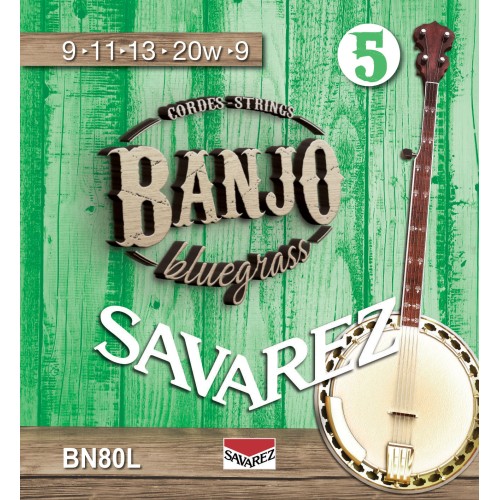 Savarez Bluegrass Banjo BN80L — bandžo stīgu komplekts