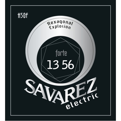 Savarez Hexagonal Explosion H50F — elektriskās ģitāras stīgu komplekts 13–56 Savarez Hexagonal Explosion H50F — elektriskās ģitāras stīgu komplekts 13–56