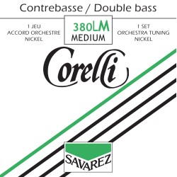 Corelli Nickel Orchestra 380LM — kontrabasa stīgu komplekts