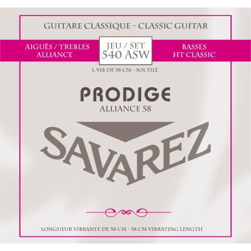 Savarez Prodige Alliance Wound G 540ASW — mazās klasiskās ģitāras stīgu komplekts