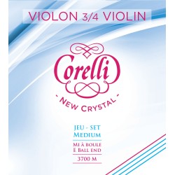 Corelli New Crystal 3700M — vidēja sprieguma vijoles stīgu komplekts
