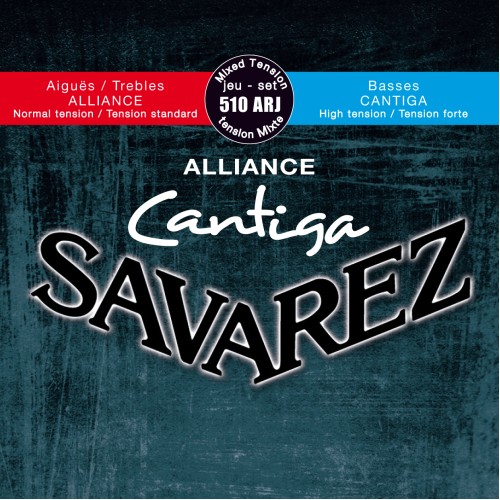 Savarez Alliance Cantiga 510ARJ — jaukta sprieguma klasiskās ģitāras stīgu komplekts Savarez Alliance Cantiga 510ARJ — jaukta sprieguma klasiskās ģitāras stīgu komplekts