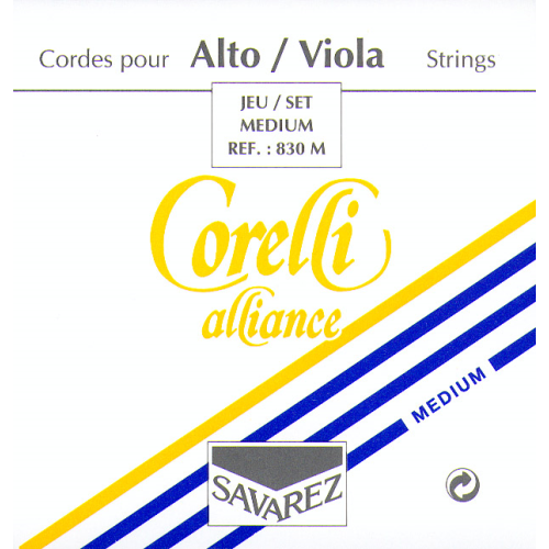Corelli Alliance Vivace 830M — vidēja sprieguma alta stīgu komplekts Corelli Alliance Vivace 830M — vidēja sprieguma alta stīgu komplekts