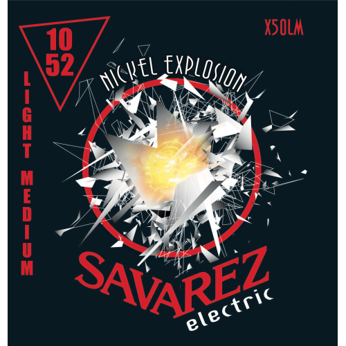 Savarez Nickel Explosion X50LM — elektriskās ģitāras stīgu komplekts 10–52