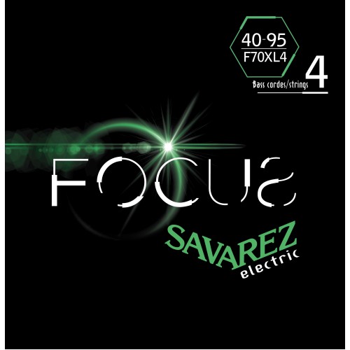 Savarez Focus F70XL4 — basģitāras stīgu komplekts 40–95