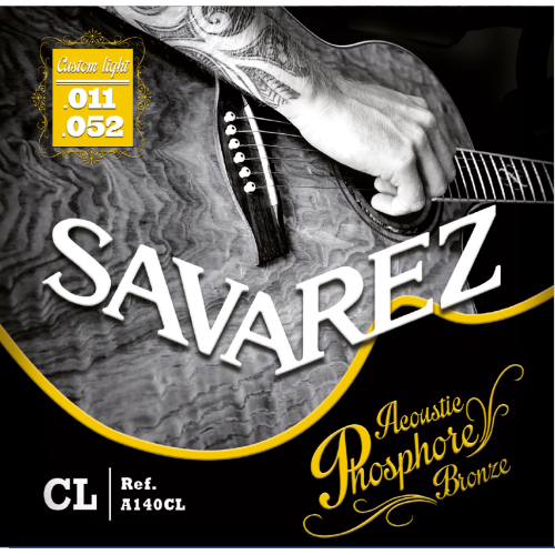Savarez Acoustic Phosphor Bronze A140CL — akustiskās ģitāras stīgu komplekts 11–52