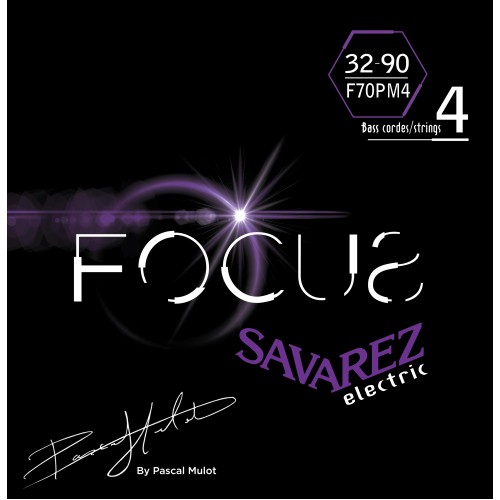 Savarez Focus F70PM4 — basģitāras stīgu komplekts 32–90 Savarez Focus F70PM4 — basģitāras stīgu komplekts 32–90