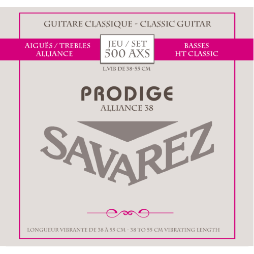 Savarez Prodige Alliance 500AXS — mazās klasiskās ģitāras stīgu komplekts