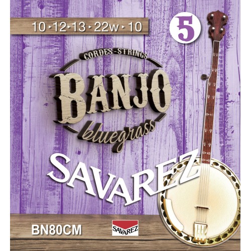 Savarez Bluegrass Banjo BN80CM — bandžo stīgu komplekts Savarez Bluegrass Banjo BN80CM — bandžo stīgu komplekts
