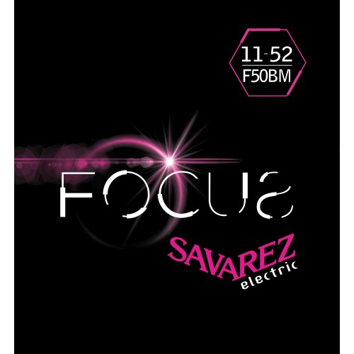 Savarez Focus F50BM — elektriskās ģitāras stīgu komplekts 11–52