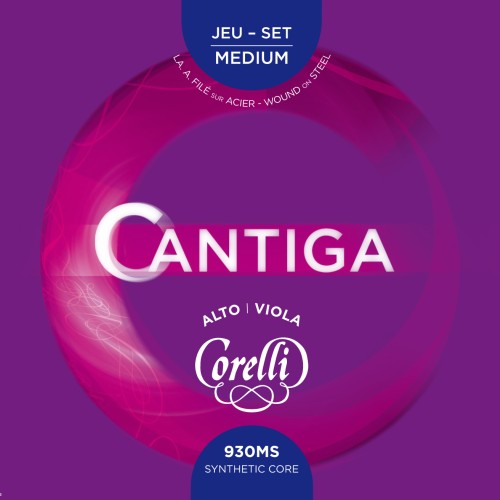 Corelli Cantiga 930MS — vidēja sprieguma alta stīgu komplekts Corelli Cantiga 930MS — vidēja sprieguma alta stīgu komplekts