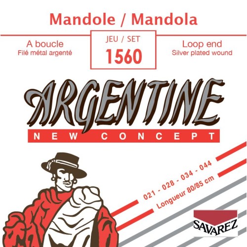 Savarez Argentine 1560 — mandolas stīgu komplekts (cilpa) Savarez Argentine 1560 — mandolas stīgu komplekts (cilpa)