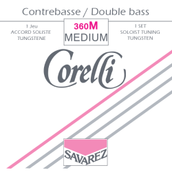 Corelli Tungsten Solo 360M — kontrabasa stīgu komplekts Corelli Tungsten Solo 360M — kontrabasa stīgu komplekts