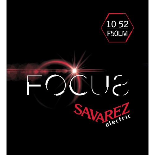 Savarez Focus F50LM — elektriskās ģitāras stīgu komplekts 10–52