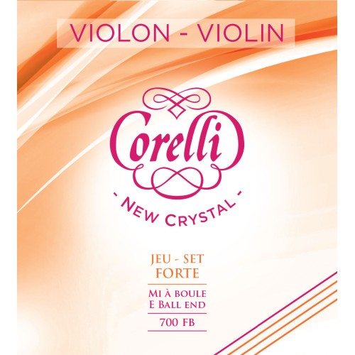 Corelli New Crystal 700FB — augsta sprieguma vijoles stīgu komplekts