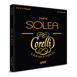 Corelli Solea 600F — augsta sprieguma vijoles stīgu komplekts (cilpa)