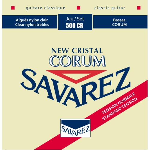 Savarez New Cristal Corum 500CR — vidēja sprieguma klasiskās ģitāras stīgu komplekts