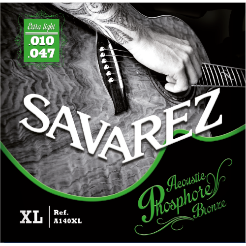 Savarez Acoustic Phosphor Bronze A140XL — akustiskās ģitāras stīgu komplekts 10–47