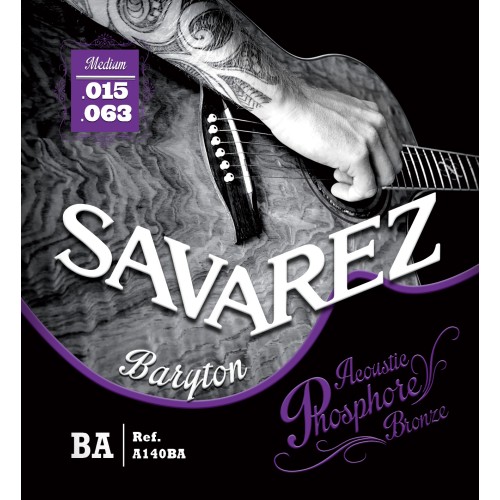 Savarez Acoustic Phosphor Bronze A140BA — akustiskās ģitāras stīgu komplekts 15–63