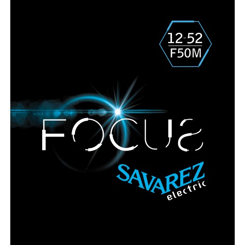 Savarez Focus F50M — elektriskās ģitāras stīgu komplekts 12–52
