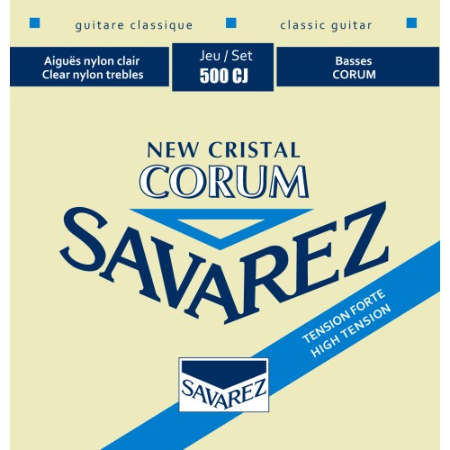 Savarez New Cristal Corum 500CJ — augsta sprieguma klasiskās ģitāras stīgu komplekts