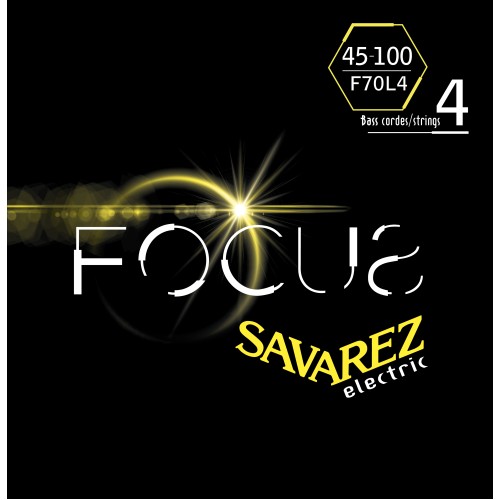 Savarez Focus F70L4 — basģitāras stīgu komplekts 45–100 Savarez Focus F70L4 — basģitāras stīgu komplekts 45–100