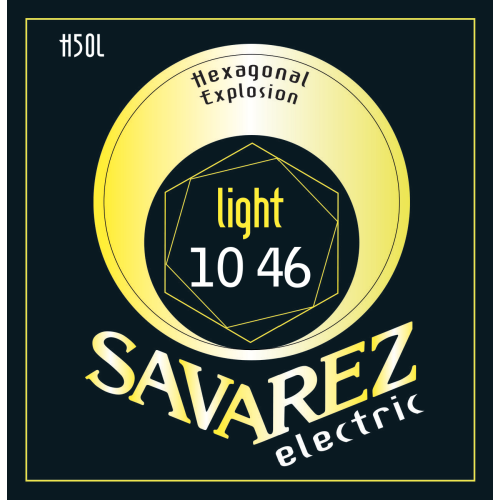 Savarez Hexagonal Explosion H50L — elektriskās ģitāras stīgu komplekts 10–46 Savarez Hexagonal Explosion H50L — elektriskās ģitāras stīgu komplekts 10–46