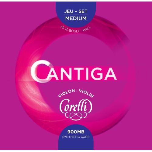 Corelli Cantiga 900MB — vidēja sprieguma vijoles stīgu komplekts Corelli Cantiga 900MB — vidēja sprieguma vijoles stīgu komplekts