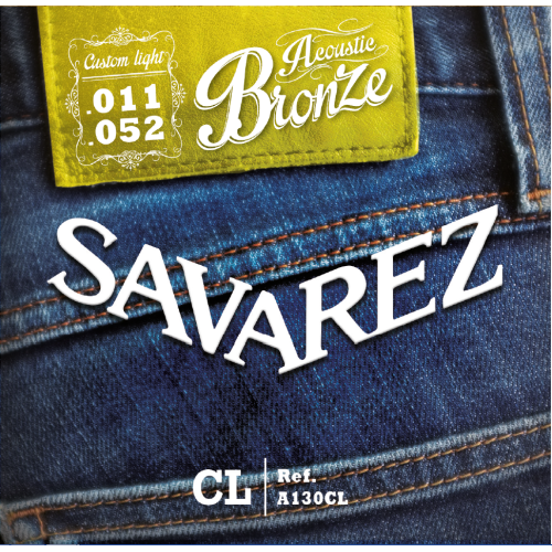 Savarez Acoustic Bronze A130CL — akustiskās ģitāras stīgu komplekts 11–52