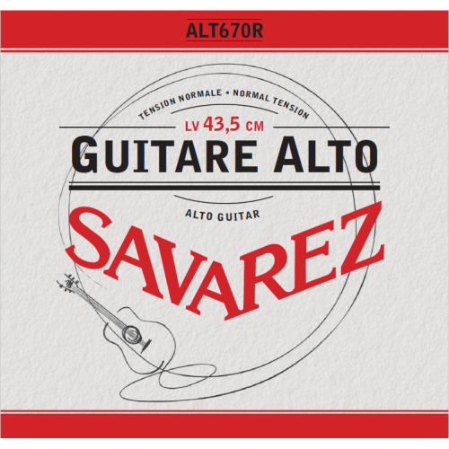 Savarez ALT670R — Alto Guitar Normal Tension Alt670R stīgu komplekts