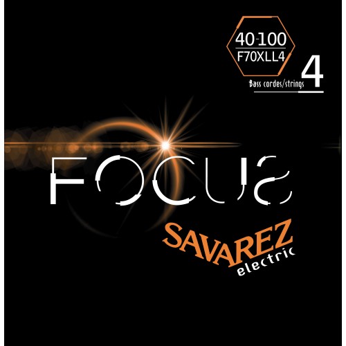Savarez Focus F70XLL4 — basģitāras stīgu komplekts 40–100 Savarez Focus F70XLL4 — basģitāras stīgu komplekts 40–100