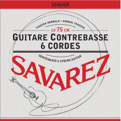 Savarez 6CB640R — Guitare Contrebasse 6 Cordes 6Cb640R stīgu komplekts Savarez 6CB640R — Guitare Contrebasse 6 Cordes 6Cb640R stīgu komplekts