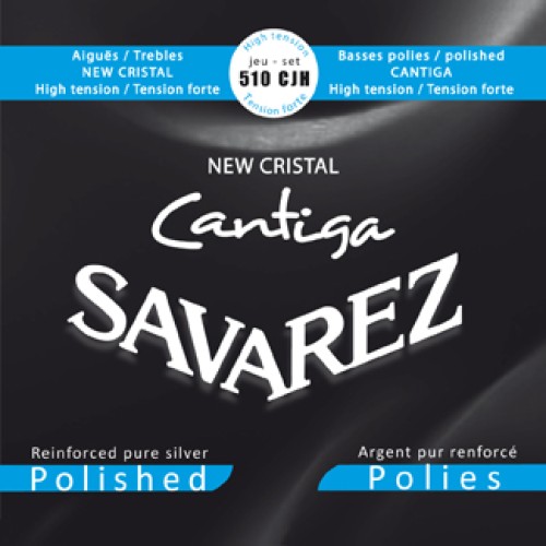 Savarez New Cristal Cantiga Polished 510CJH — augsta sprieguma klasiskās ģitāras stīgu komplekts Savarez New Cristal Cantiga Polished 510CJH — augsta sprieguma klasiskās ģitāras stīgu komplekts
