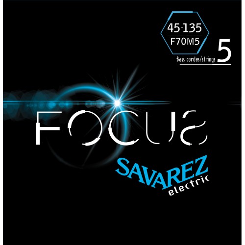 Savarez Focus F70M5 — basģitāras stīgu komplekts 45–135 Savarez Focus F70M5 — basģitāras stīgu komplekts 45–135
