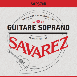Savarez SOP670R — Soprano Guitar Normal Tension Sop670R stīgu komplekts Savarez SOP670R — Soprano Guitar Normal Tension Sop670R stīgu komplekts