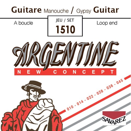 Savarez Argentine 1510 — akustiskās ģitāras stīgu komplekts (cilpa)