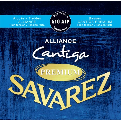 Savarez Alliance Cantiga Premium 510AJP — augsta sprieguma klasiskās ģitāras stīgu komplekts Savarez Alliance Cantiga Premium 510AJP — augsta sprieguma klasiskās ģitāras stīgu komplekts