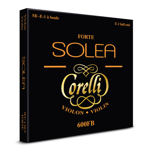 Corelli Solea 600FB — augsta sprieguma vijoles stīgu komplekts (lodīte)