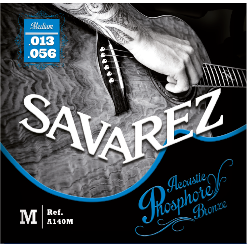 Savarez Acoustic Phosphor Bronze A140M — akustiskās ģitāras stīgu komplekts 13–56